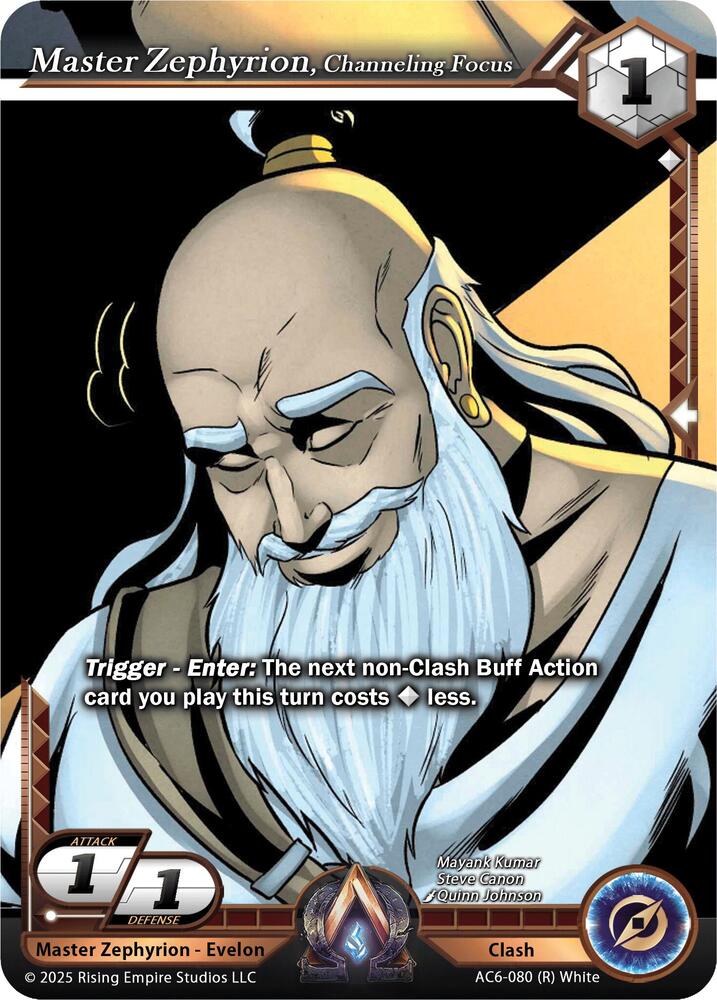 Master Zephyrion, Channeling Focus