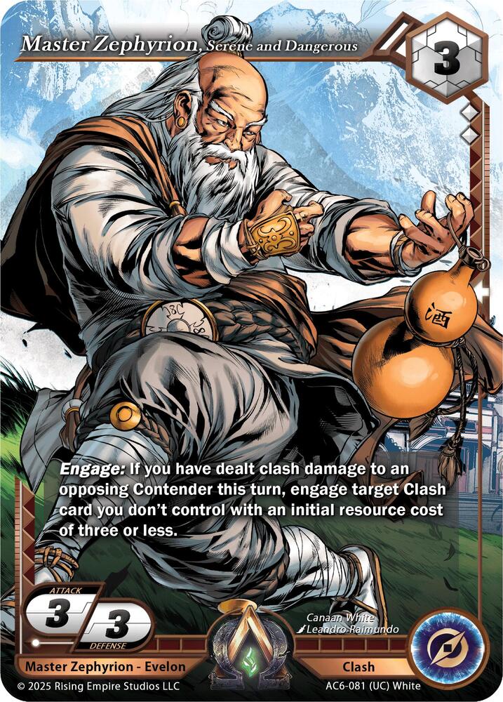 Master Zephyrion, Serene and Dangerous