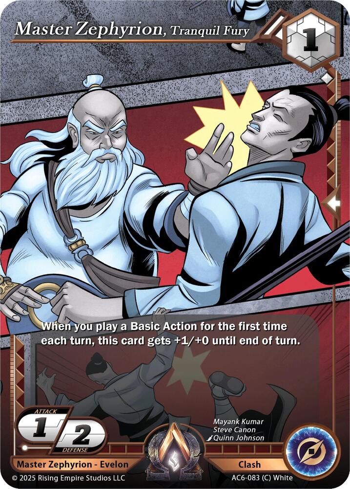 Master Zephyrion, Tranquil Fury