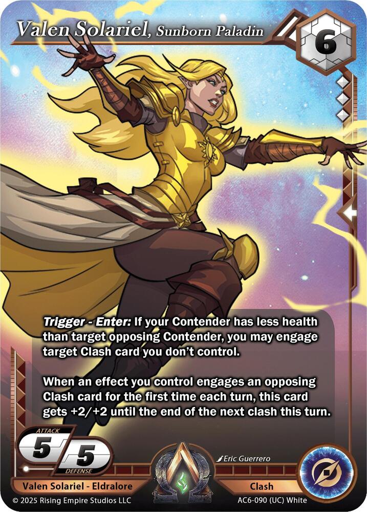 Valen Solariel, Sunborn Paladin