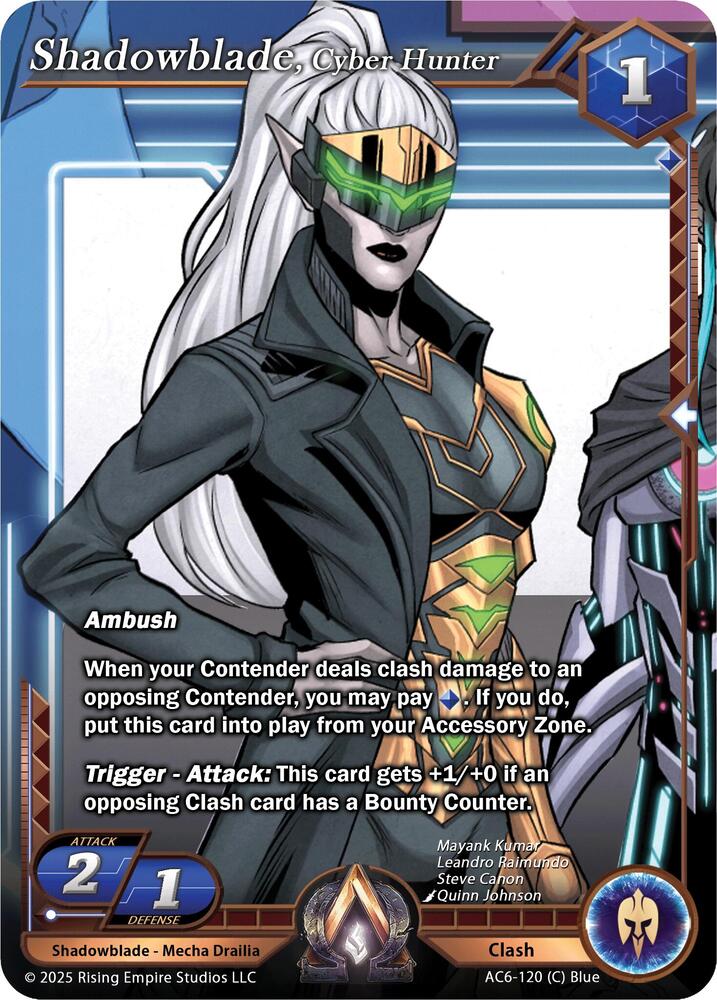 Shadowblade, Cyber Hunter