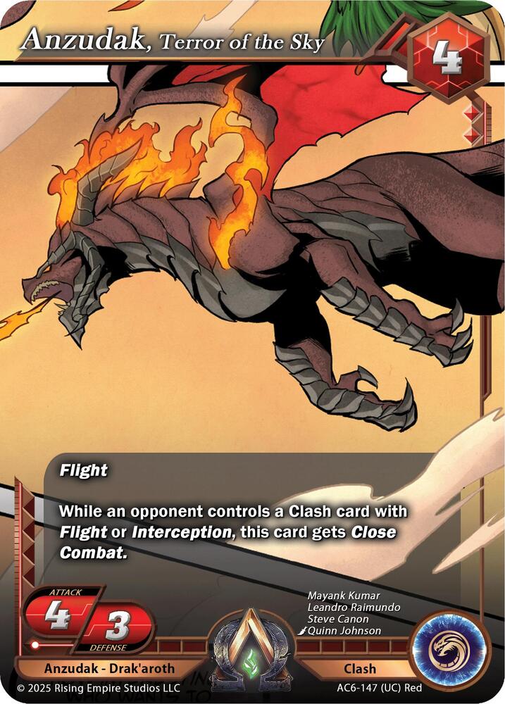 Anzudak, Terror of the Sky