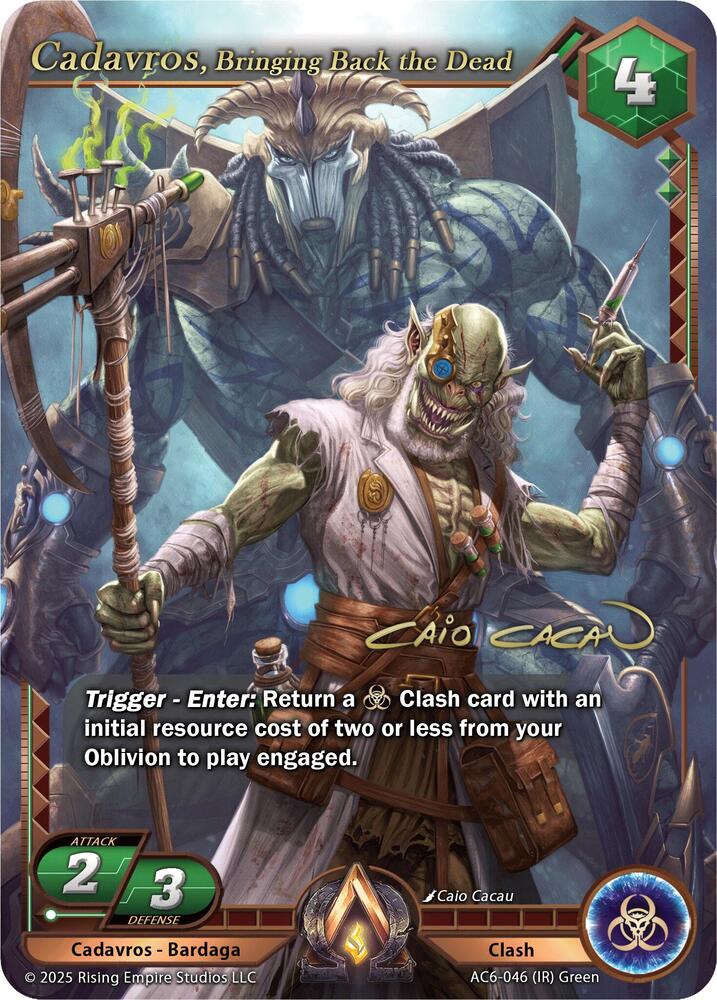 Cadavros, Bringing Back the Dead (Iconic Rare)