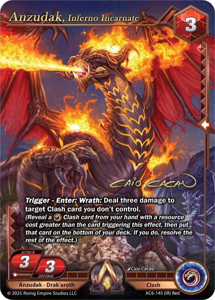 Anzudak, Inferno Incarnate (Iconic Rare)