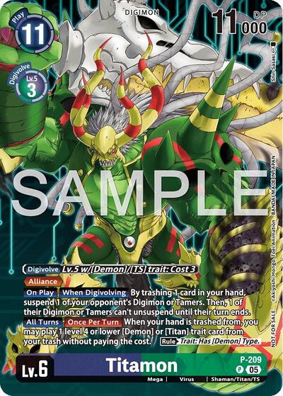 Titamon (Hacker's Slumber Box Promotion Pack) Digimon Promotion Cards card price