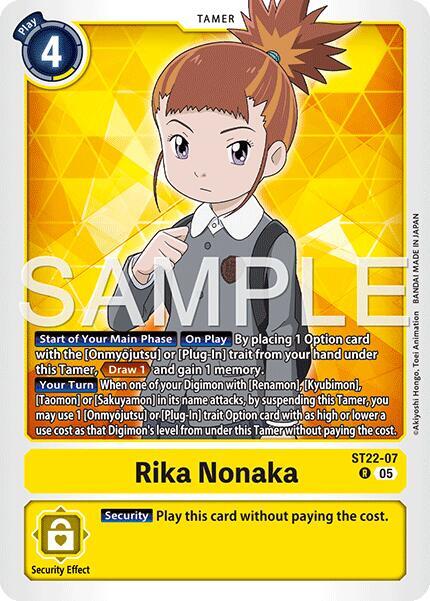 Rika Nonaka - Starter Deck 22: Amethyst Mandala Advanced Deck Set