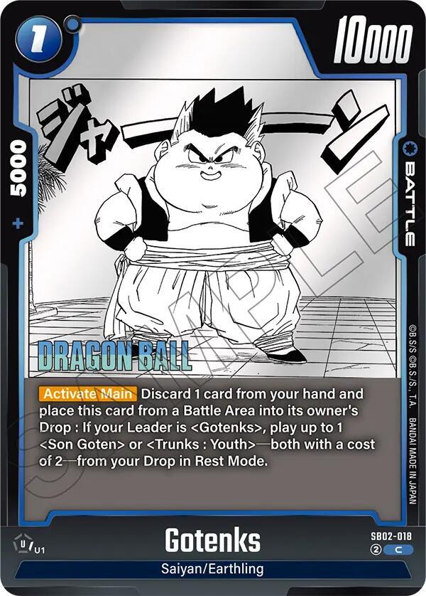 Gotenks - SB02-018 - Manga Booster 02 - Dragon Ball Super: Fusion