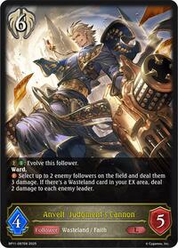 Anvelt, Judgment's Cannon
