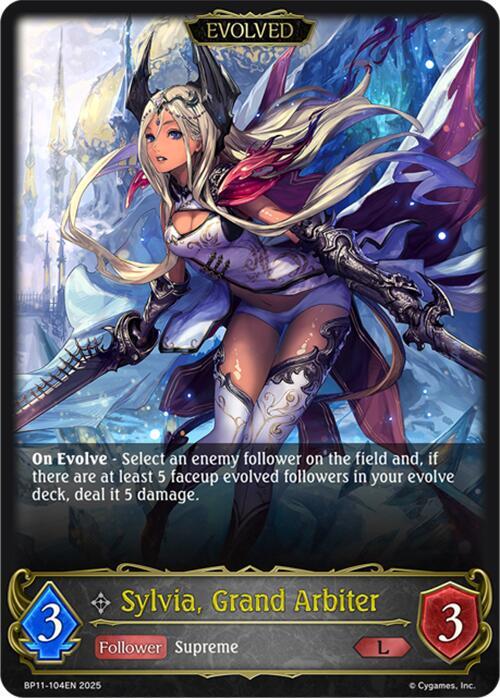 優勝PRカード　駆逐艦 ジャベリン Sylvia, Grand Arbiter (Evolved) - BP11: Bullet of Fate