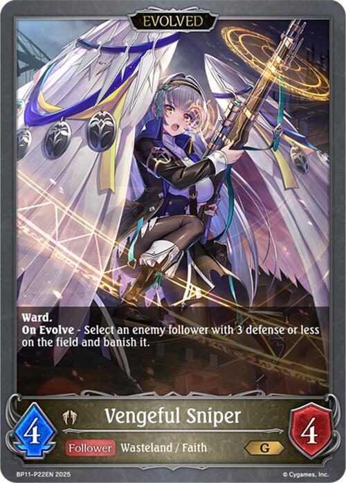 Vengeful Sniper (Evolved) - P22 (Foil)