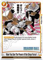 Now You See The Power of the Ginyu Force! - Manga Booster 02