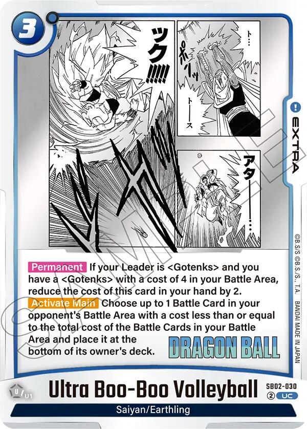 Ultra Boo-Boo Volleyball - Manga Booster 02 - Dragon Ball Super