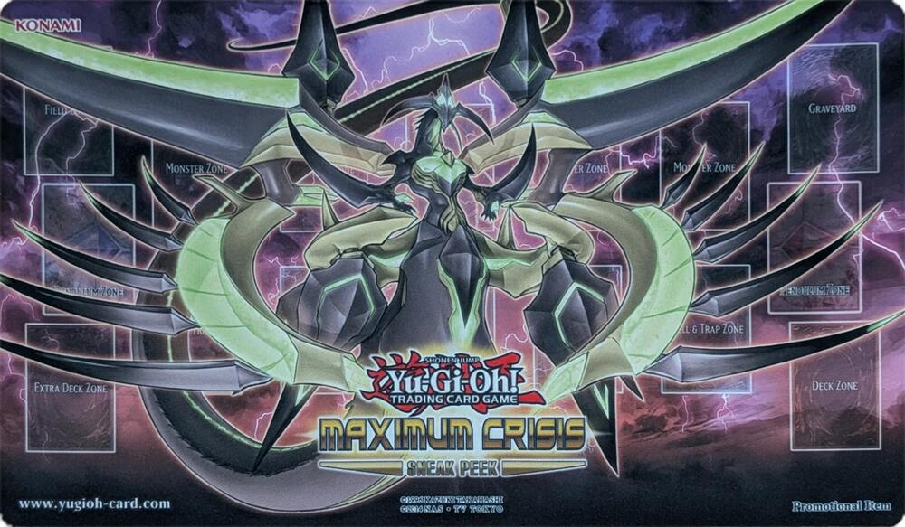 Yu-Gi-Oh! Maximum Crisis Sneak Peek Promo Game Mat - Supreme King