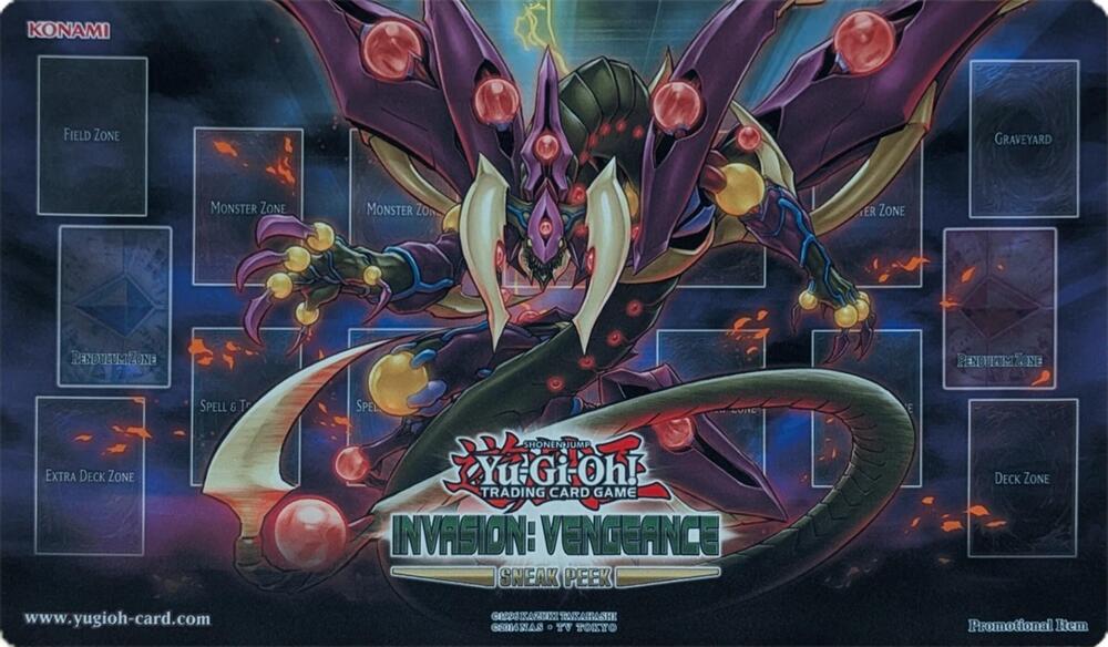 Yu-Gi-Oh! Invasion of Vengence Sneak Peek Promo Game Mat