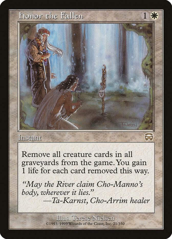 Honor the Fallen - Mercadian Masques - Magic: The Gathering