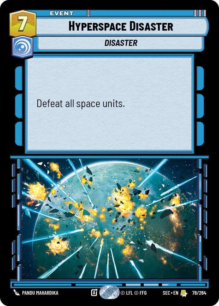 Hyperspace Disaster 78/264 card