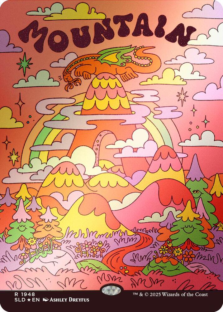 Mountain (1948) (Rainbow Foil) - Secret Lair Drop Series - Magic