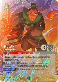 Mulan - Charging Ahead - Disney Lorcana Promo Cards - Lorcana card