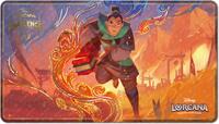 Disney Lorcana: Mulan - Charging Ahead Foil Playmat (Disney Lorcana Challenge) · Ravensburger Playmats