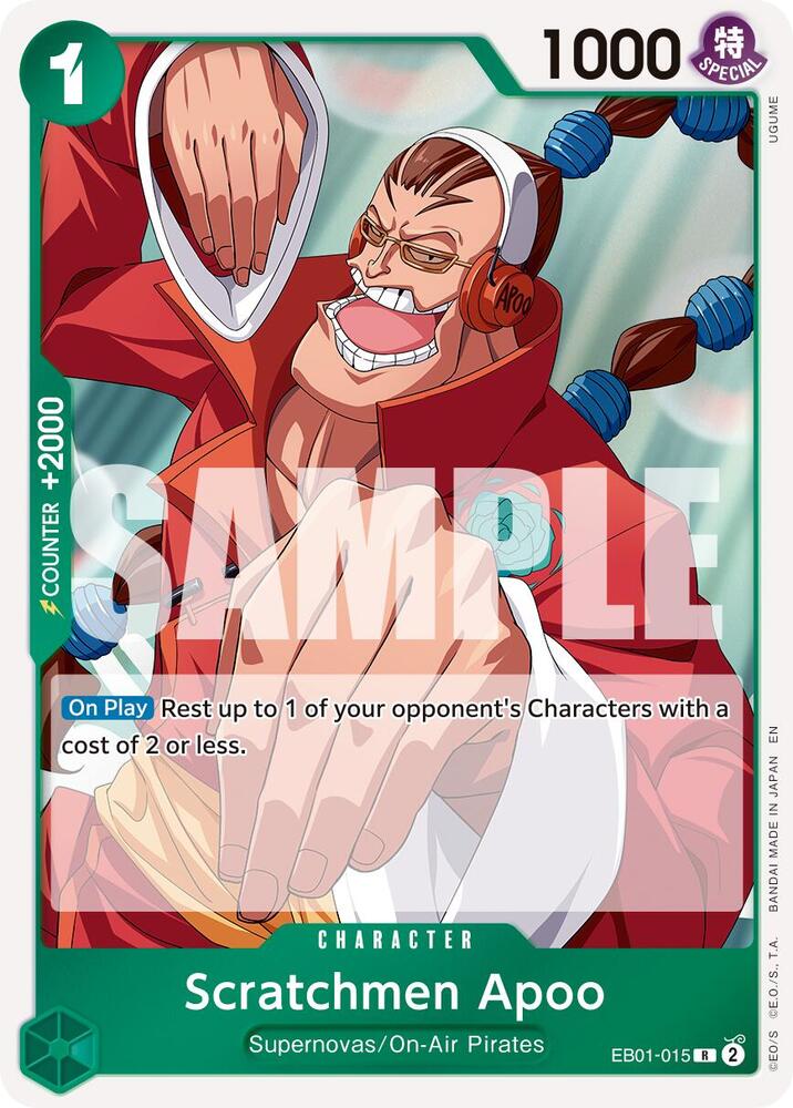 Scratchmen Apoo EB01 015 Reprint onepiece card