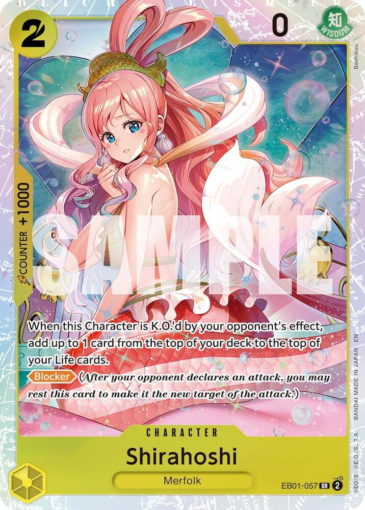Shirahoshi Reprint onepiece card