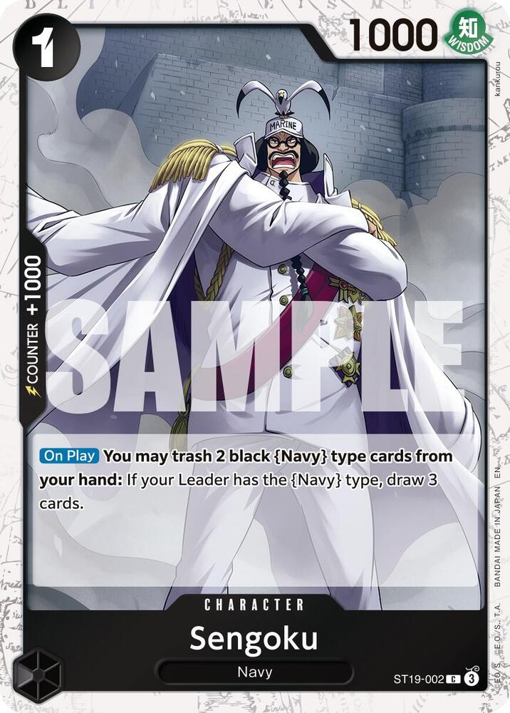 Sengoku ST19 002 Pirate Foil onepiece card