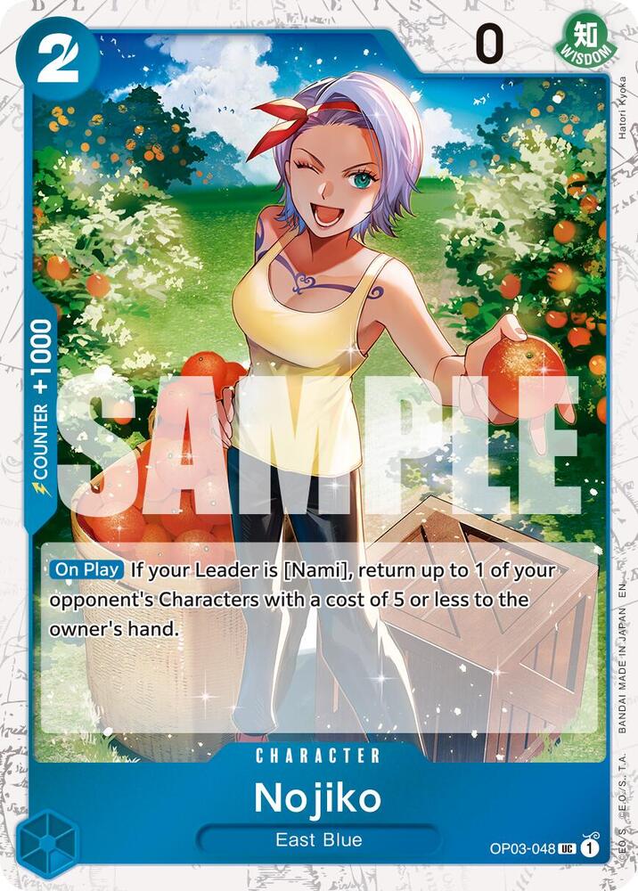 Nojiko Pirate Foil onepiece card