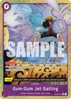 Gum-Gum Jet Gatling (Alternate Art) - Premium Booster -The Best