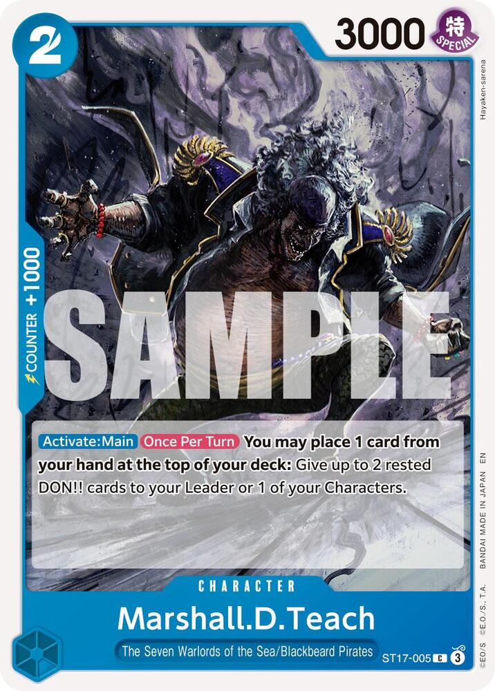 Marshall.D.Teach - ST17-005 - Premium Booster -The Best- Vol. 2