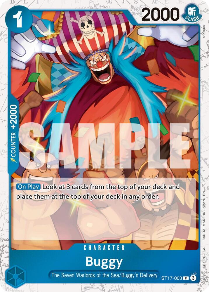 Buggy ST17 003 Pirate Foil onepiece card