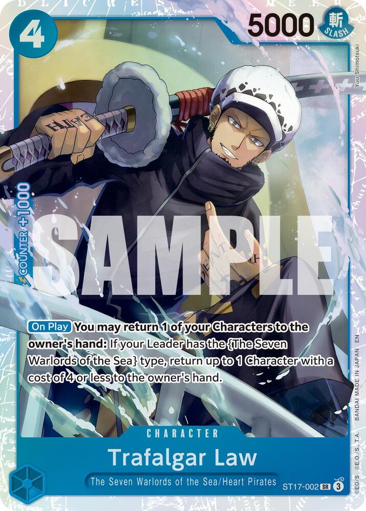 Trafalgar Law ST17 002 Reprint onepiece card