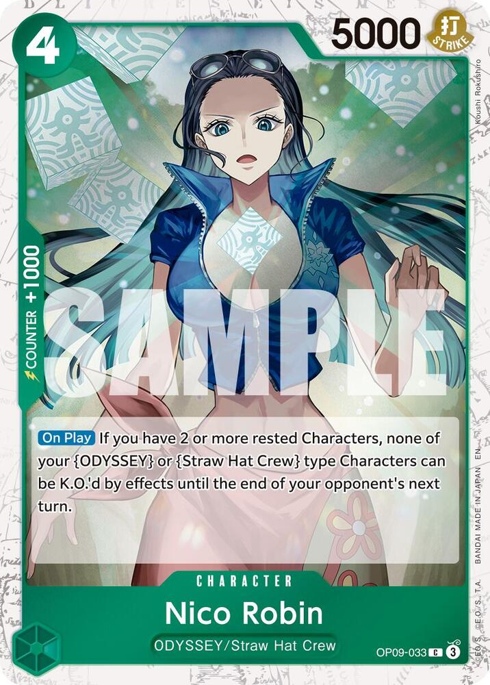 Nicoページ Nico Robin - OP09-033 (Pirate Foil) - Premium Booster -The Best