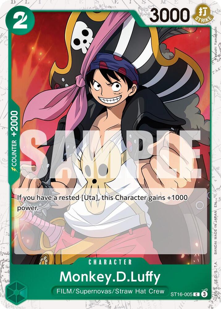 MonkeyDLuffy ST16 005 Pirate Foil onepiece card