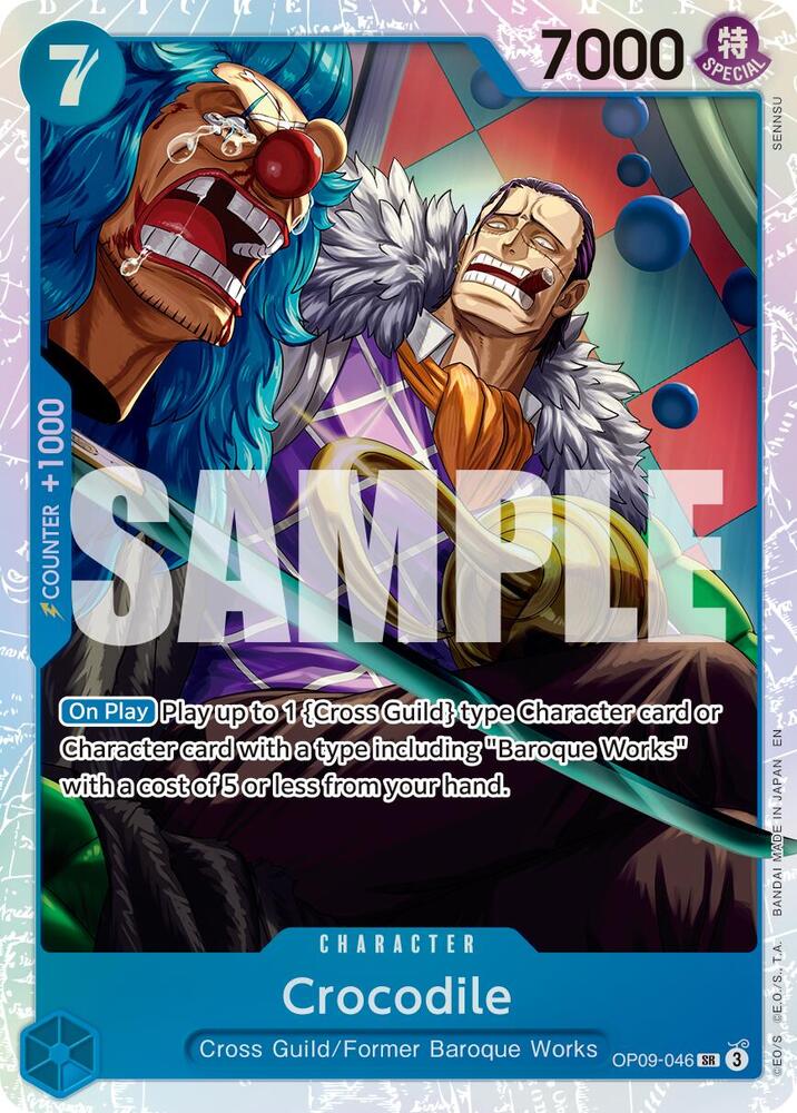 Crocodile OP09 046 Reprint onepiece card