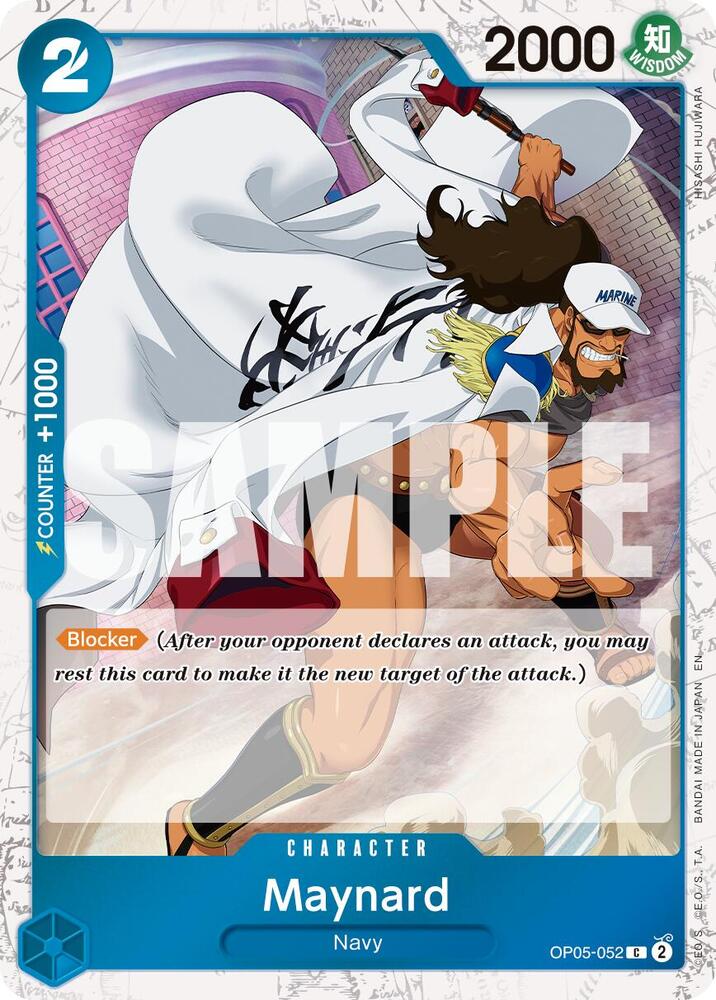 Maynard Pirate Foil onepiece card
