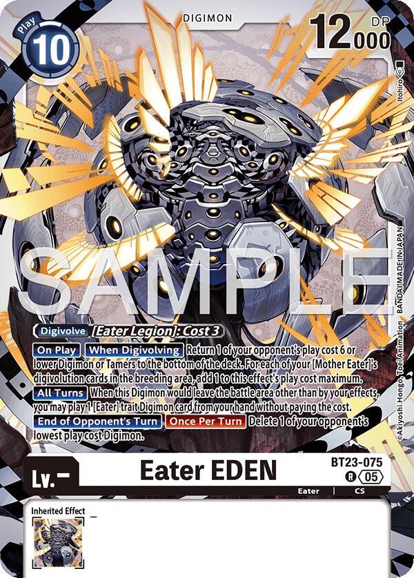 Eater EDEN digimon card
