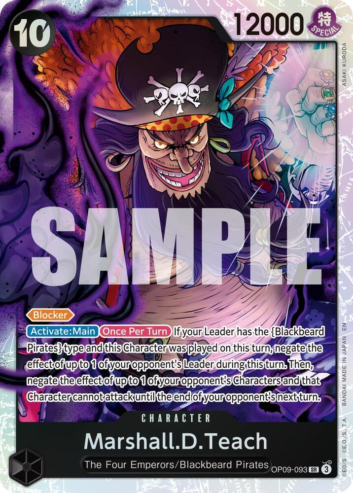 MarshallDTeach OP09 093 Reprint onepiece card