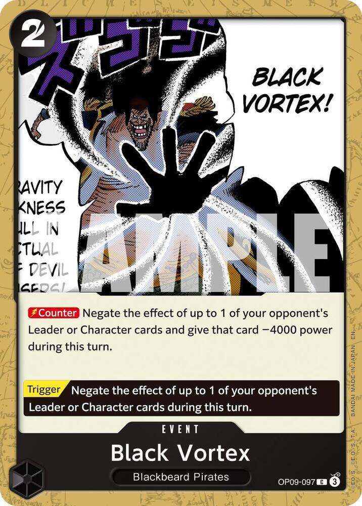 Black Vortex Reprint onepiece card