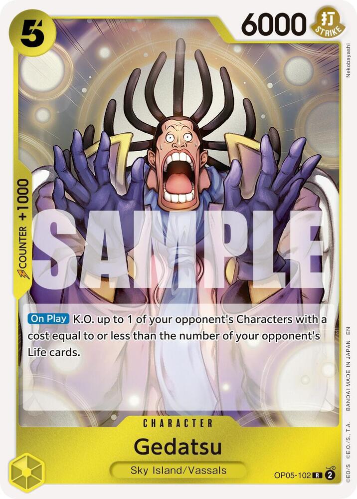 Gedatsu Reprint onepiece card