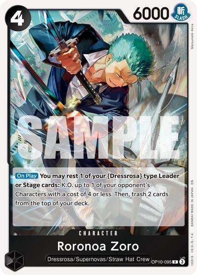 Roronoa Zoro - OP10-095 (Reprint)