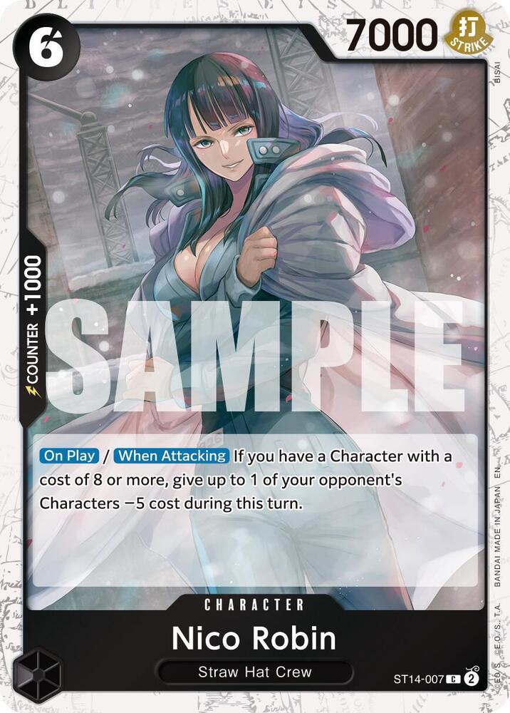Nico Robin ST14 007 Pirate Foil onepiece card