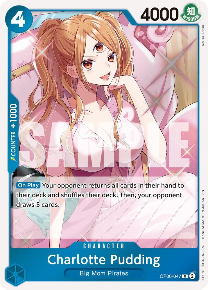 Charlotte Pudding Reprint onepiece card