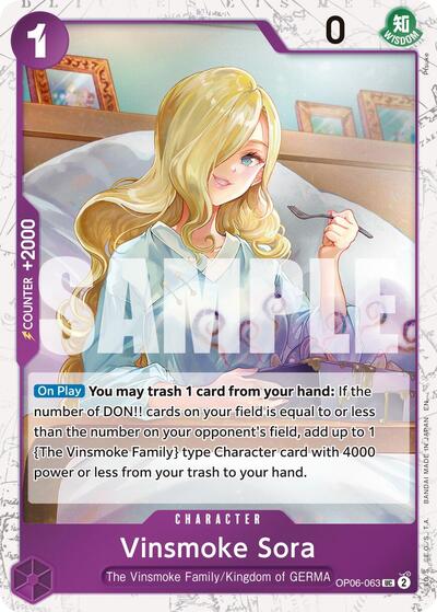Vinsmoke Sora (Pirate Foil)