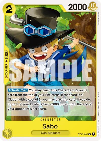 Sabo - ST13-007 (Reprint)