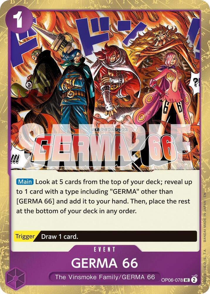 GERMA 66 Pirate Foil onepiece card