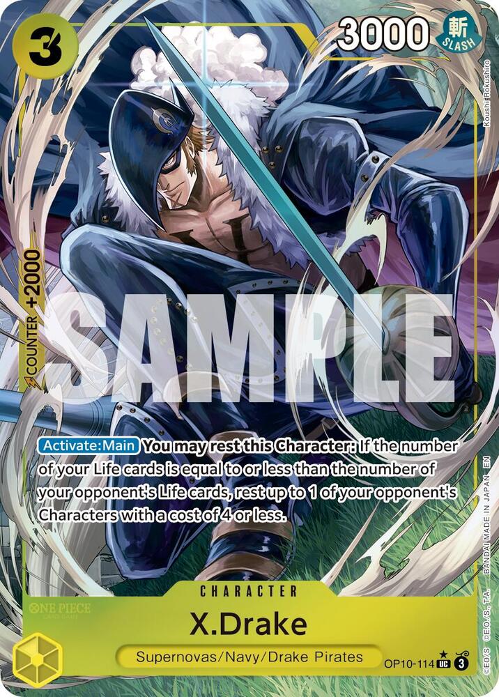 XDrake Alternate Art onepiece card