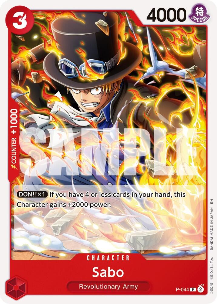 Sabo P 044 Reprint onepiece card