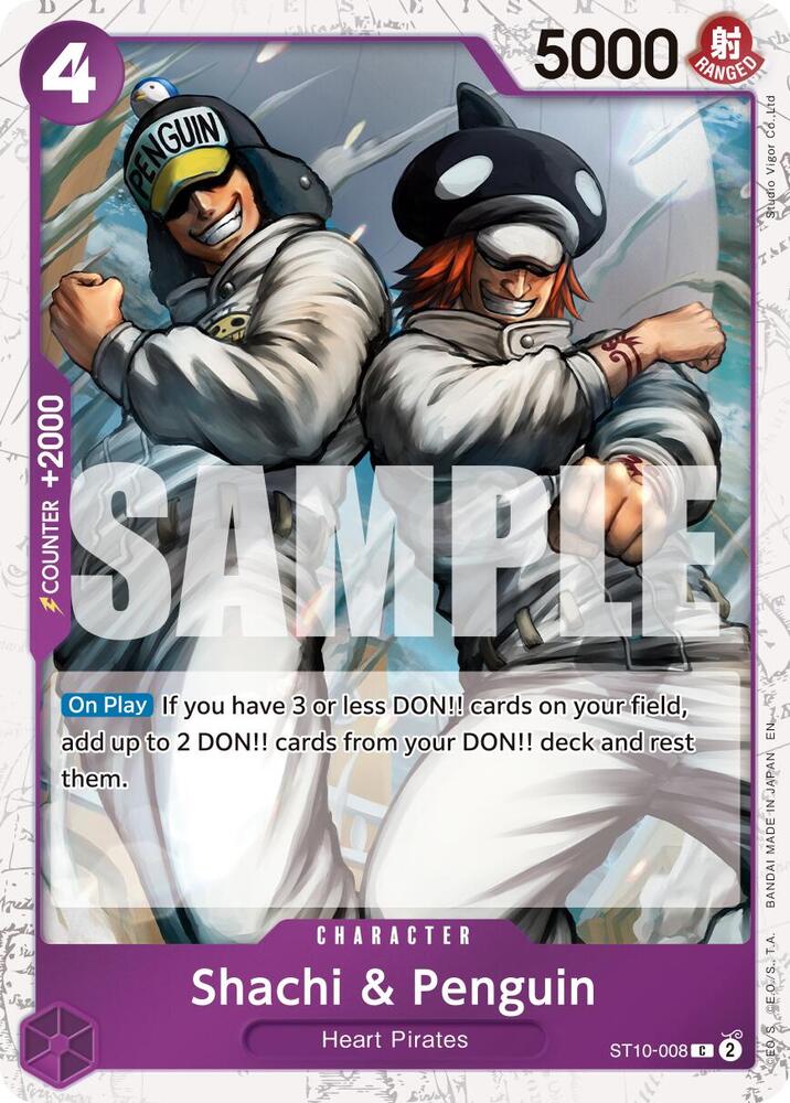 Shachi and Penguin Pirate Foil onepiece card