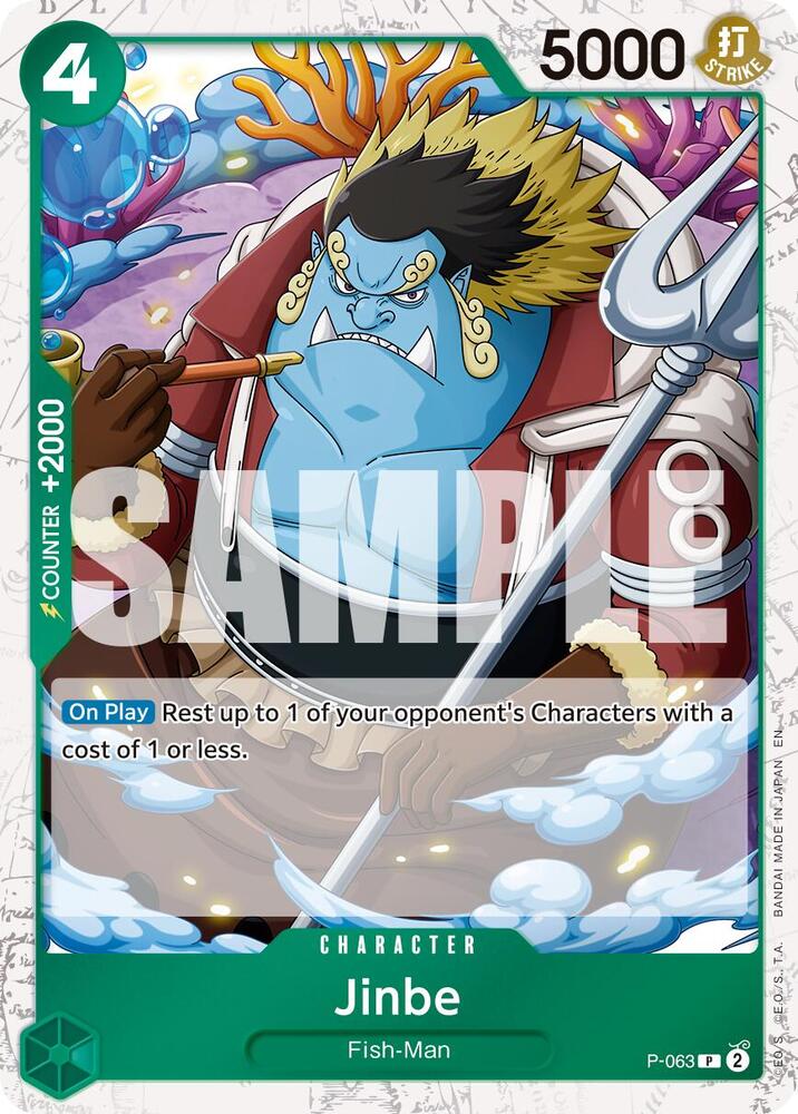 jinpapaページ Jinbe - P-063 (Pirate Foil) - Premium Booster -The Best- Vol. 2