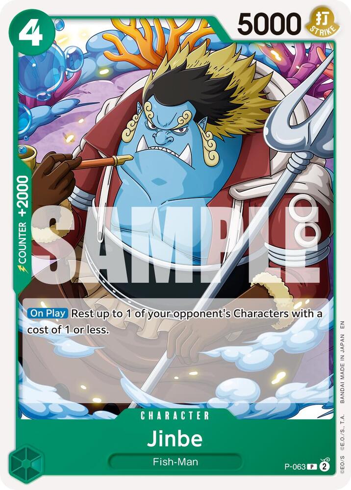 Jinbe P 063 Reprint onepiece card